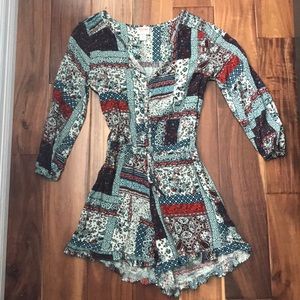 Patterned Romper